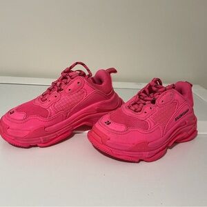 Balenciaga Kids Triple S Sneakers Pink | EU 28 / US 11 | Worn Once